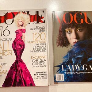 Vogue Magazine LADAY GAGA September 2012, 120 Years Style 916 pages October 2024